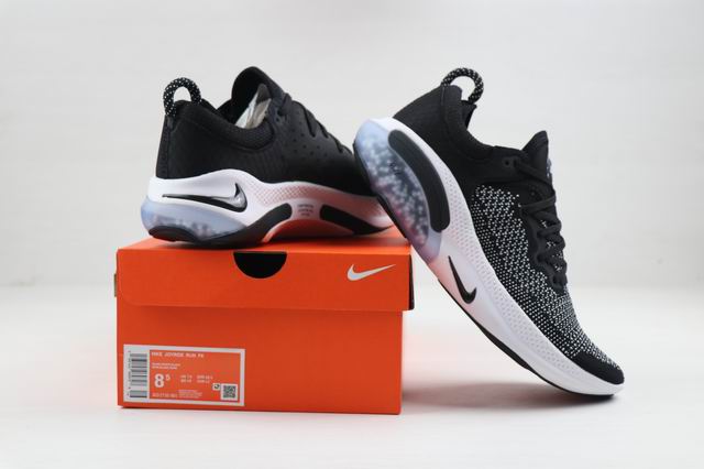 Nike Joyride Run Flyknit Men Shoes black White Detail;
